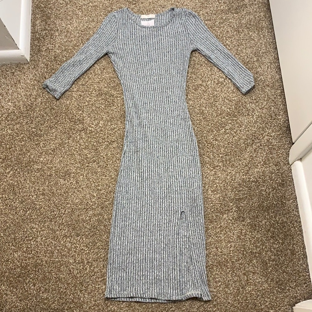 Brand new grey midi dress!